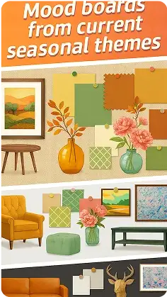 Mood boards from current seasonal themes